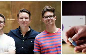 New Thriva(1) - founder Hamish Grierson with his co-founders Tom Livesey, Eliot Brooks